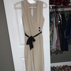 Beige Jumpsuit